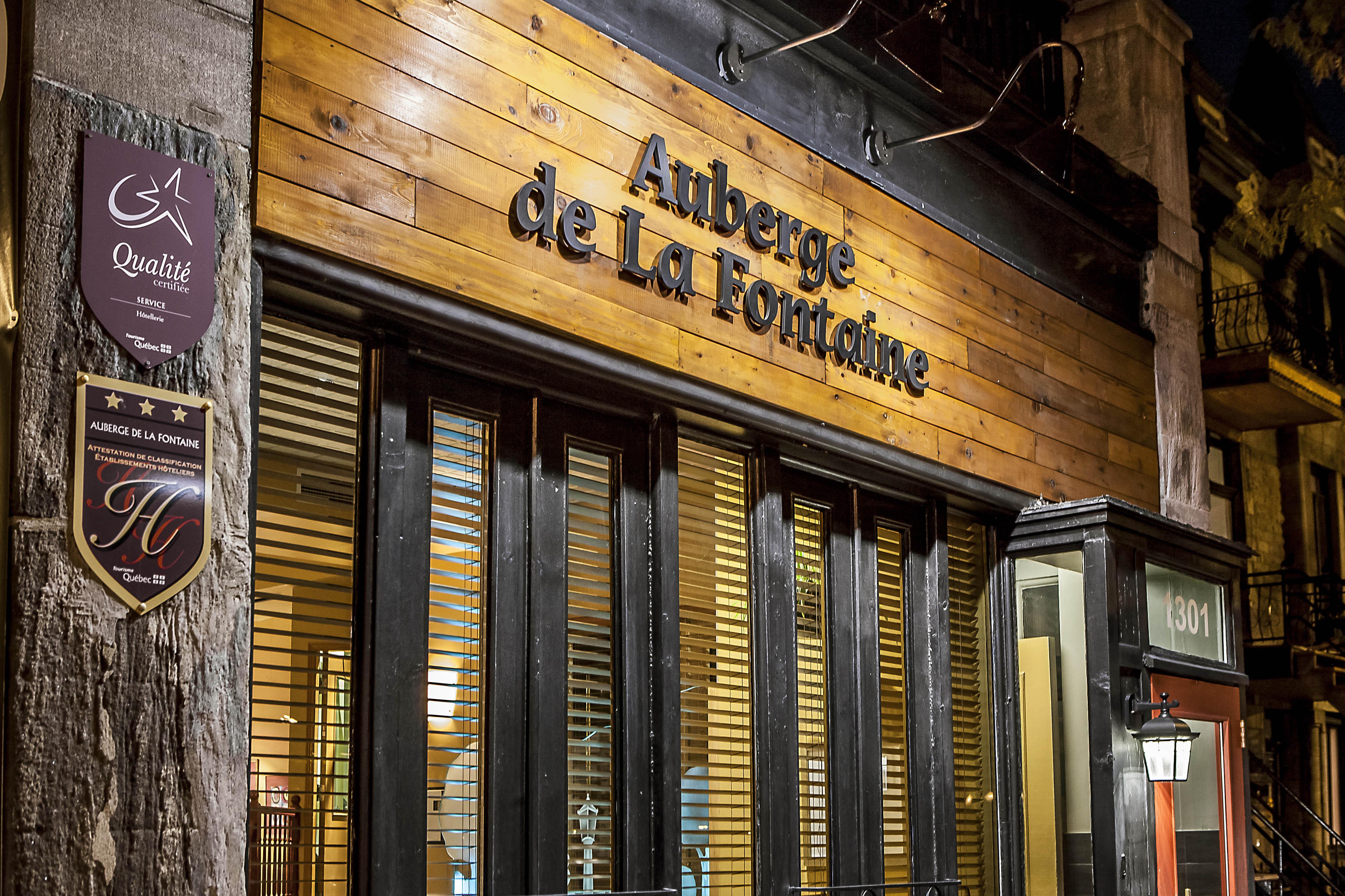 Auberge De La Fontaine Монреаль Экстерьер фото
