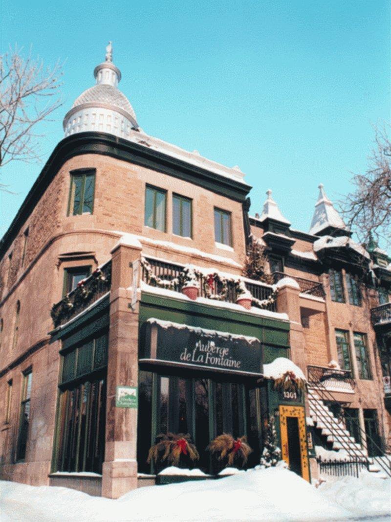 Auberge De La Fontaine Монреаль Экстерьер фото
